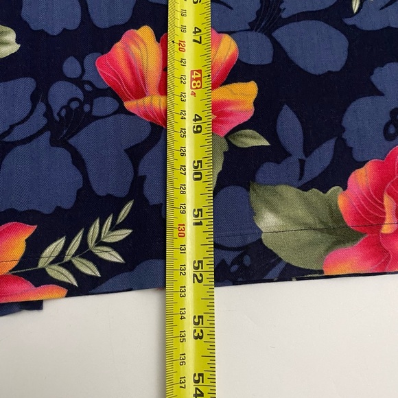 La Cabana TROPICAL HAWAIIAN SLEEVELESS MAXI DRESS Vintage, women’s size M - Picture 6 of 9